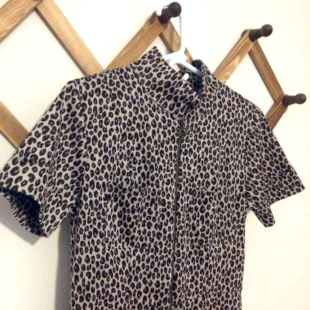 Women's Leopard Print Jumpsuit